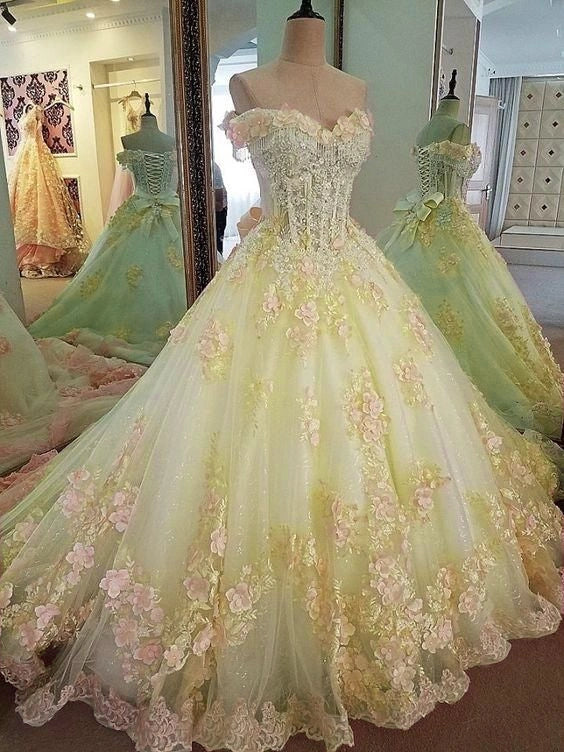 Elegant Beaded Sweet 16 Prom Dresses Pink Lace Ball Gown - Bild 8