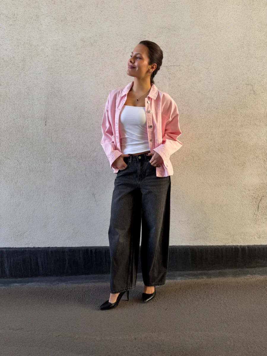 VMJAMIE Denim Jacket - Parfait Pink - Bild 3
