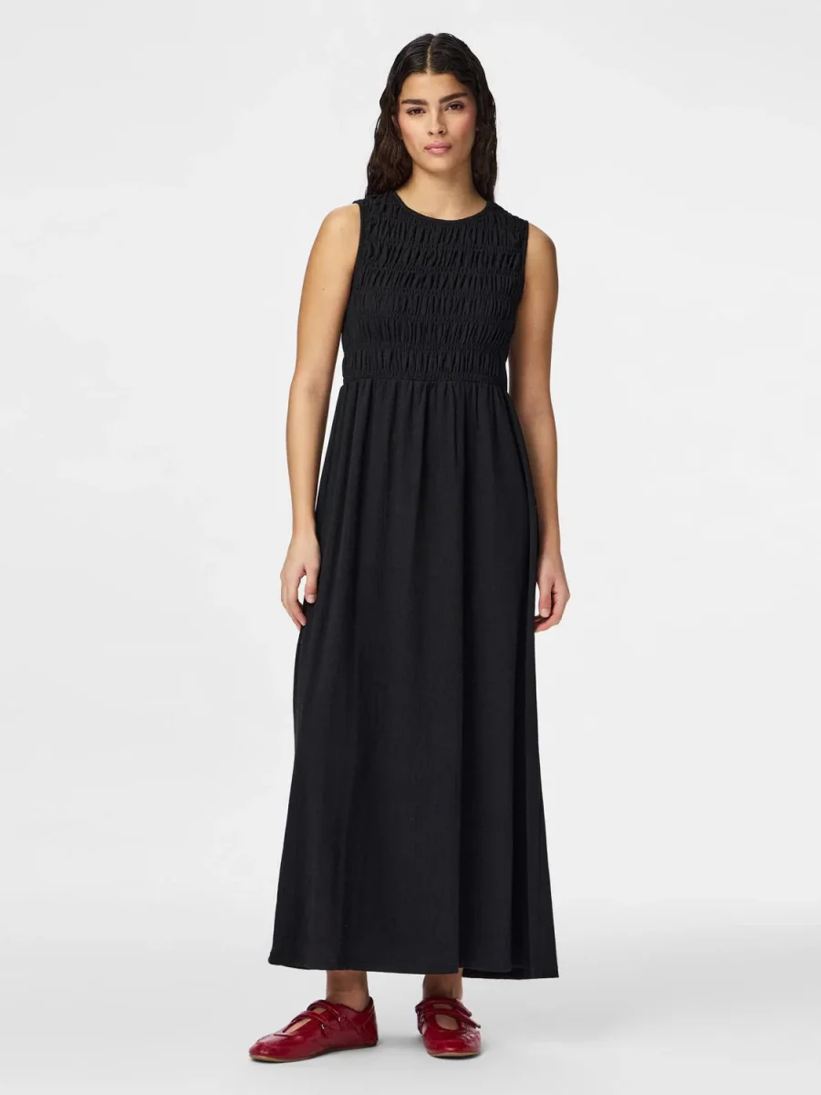 PCBETTY Long Dress - Black - Bild 3