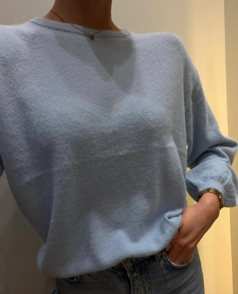 PCNAOMI Pullover - Cashmere Blue - Bild 3