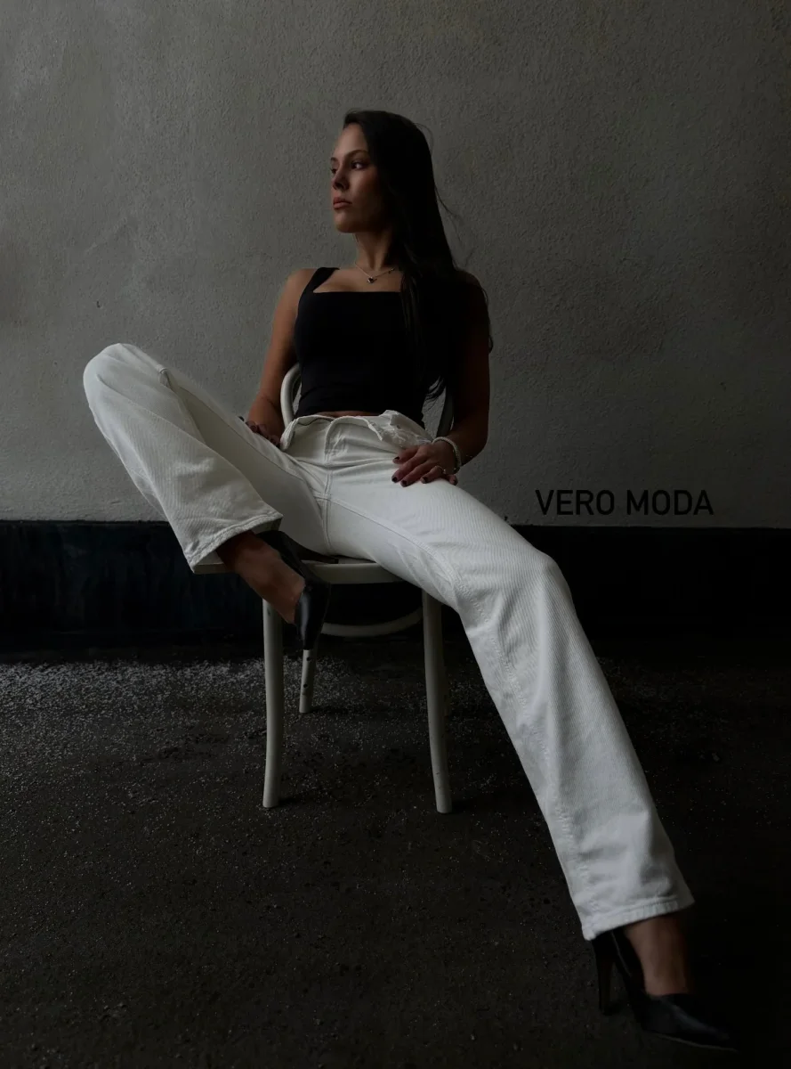 VMTESSA Jeans - Bright White