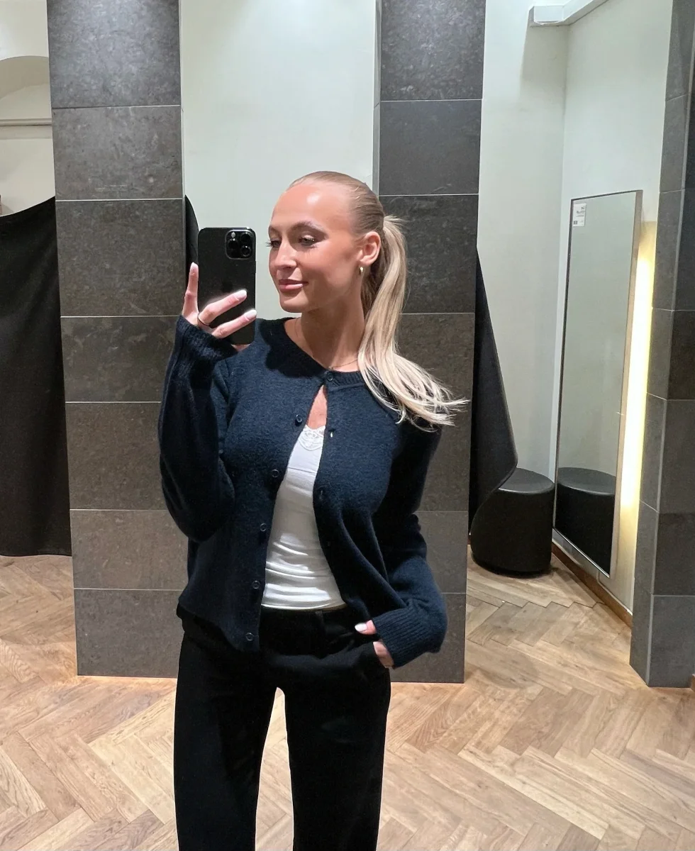 PCMALOU Knit Cardigan - Sky Captain - Bild 2