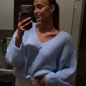 VMMAYBE Pullover - Cashmere Blue