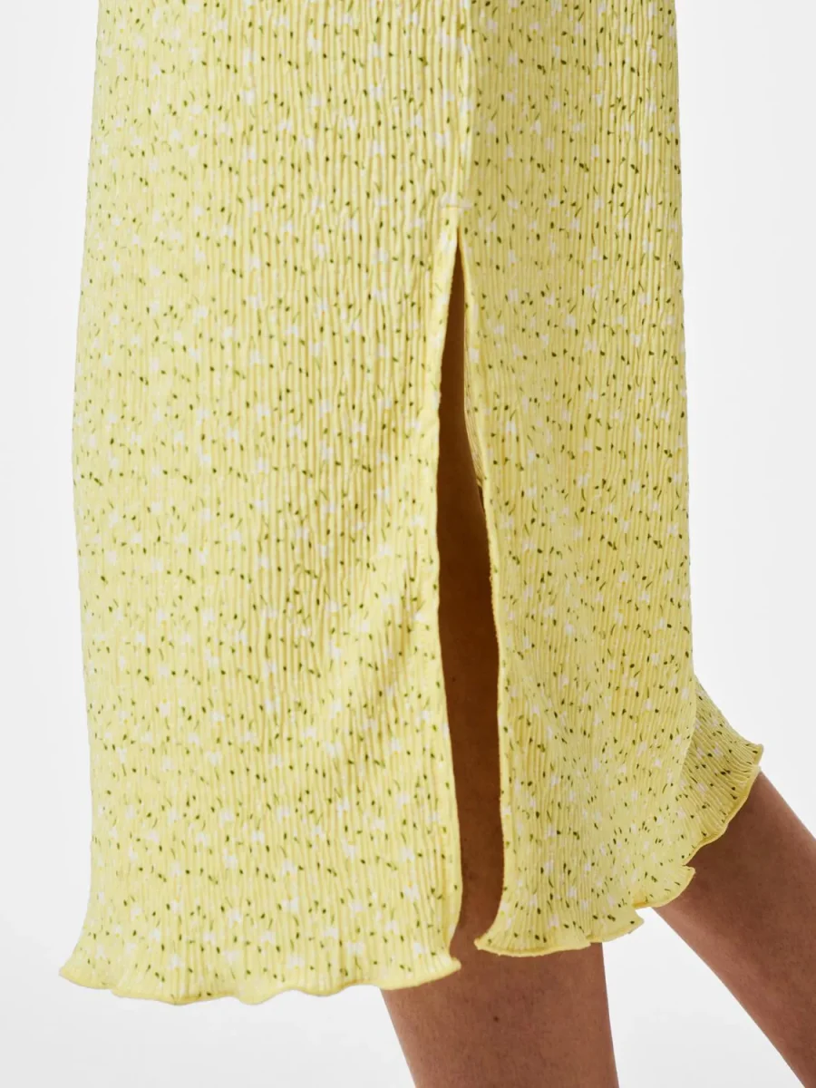 PCFLORA Midi Dress - French Vanilla - Bild 4