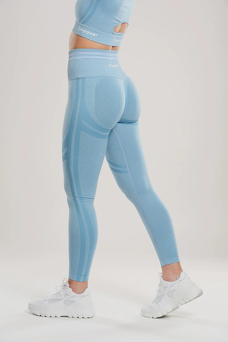 Shape Contouring Tights Coral Blue