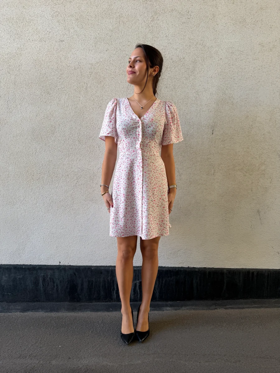 VMALBA Short Dress - Snow White - Bild 3