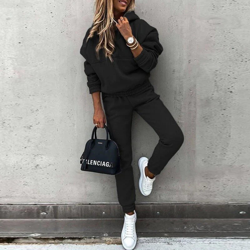 Mjukisset Dam Hoodie Byxor - Bild 2