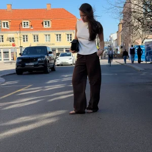 PCKAMIL Trousers - Hot Fudge