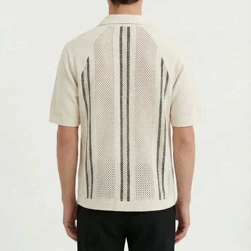 Bran crochet contrast shirt - Bild 3