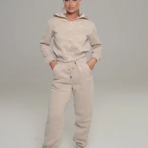 Signature Hoodie Set Beige