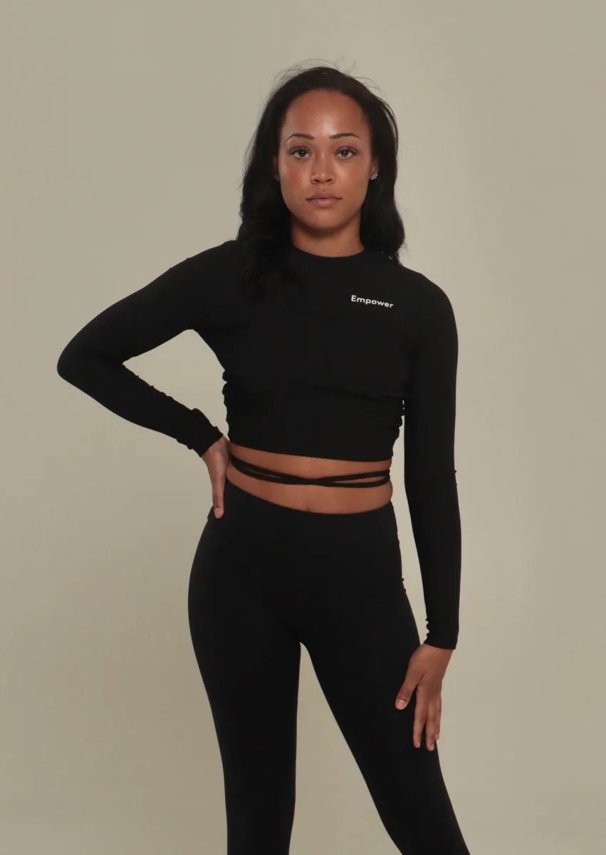 Long Sleeve Open Back Top - Bild 3