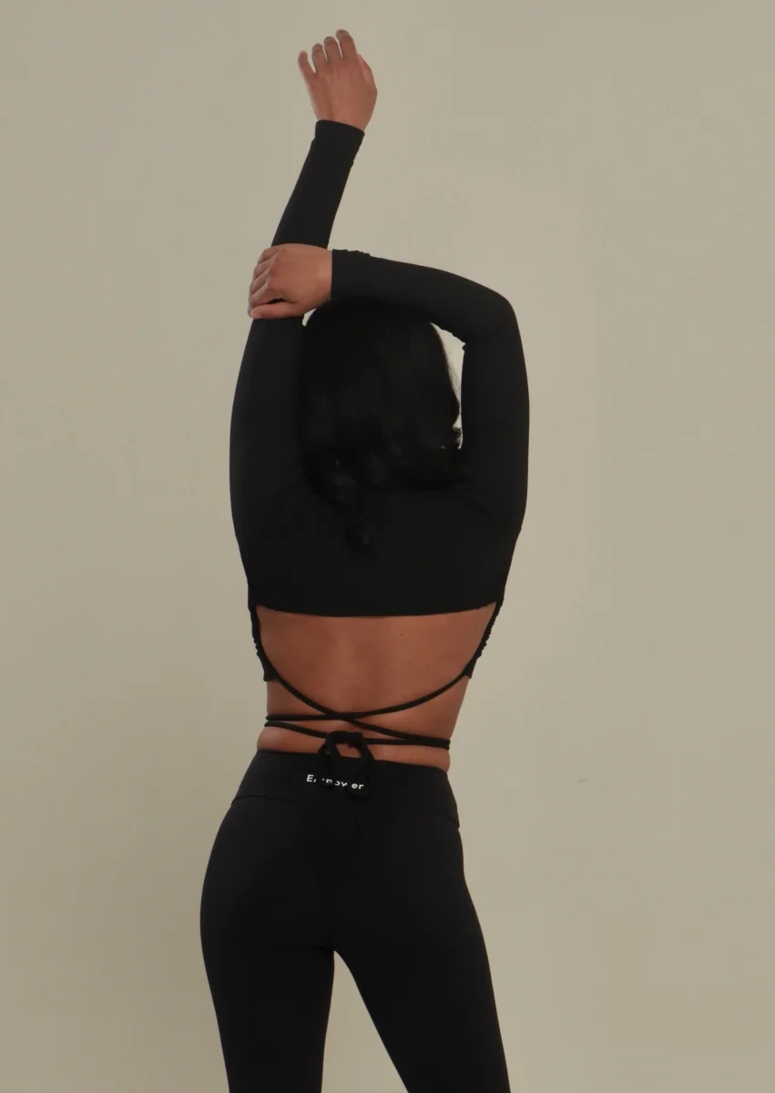 Long Sleeve Open Back Top - Bild 7