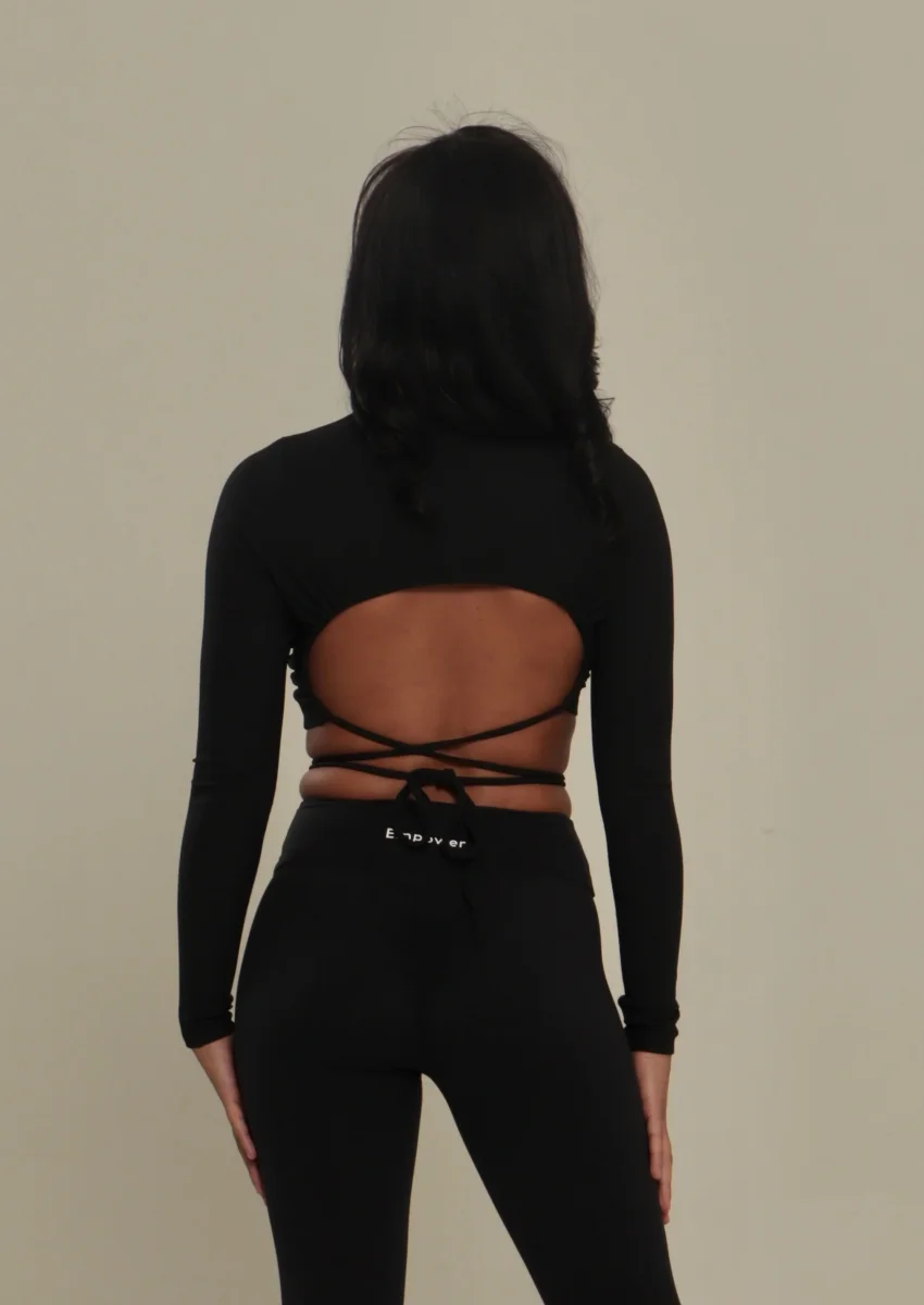 Long Sleeve Open Back Top - Bild 4