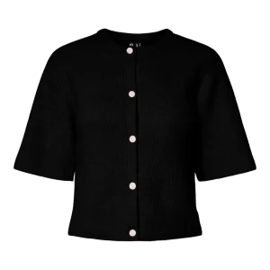 PCSILLY Knit Cardigan - Black