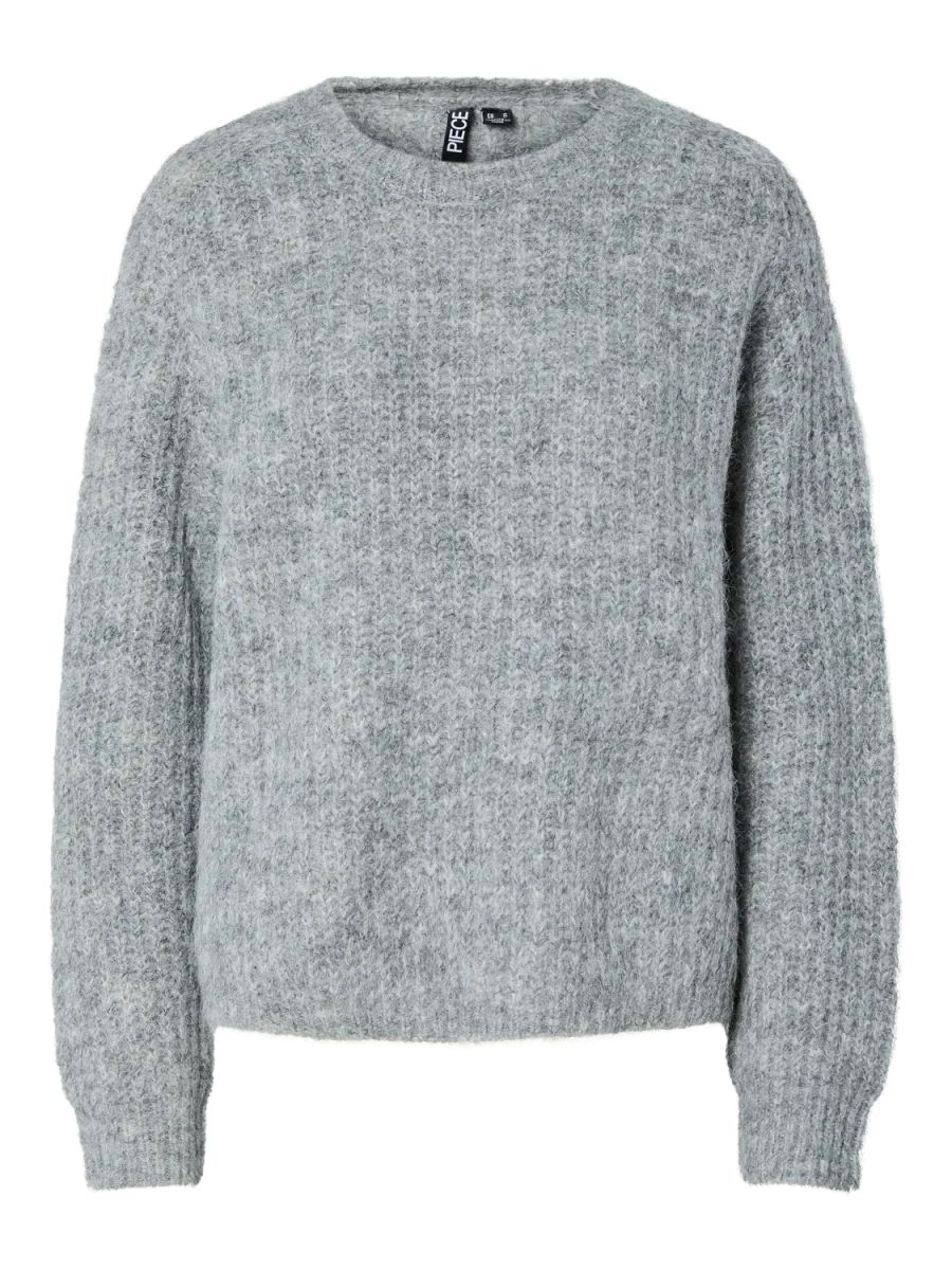 PCCLEO Pullover - Medium Grey Melange - Bild 6