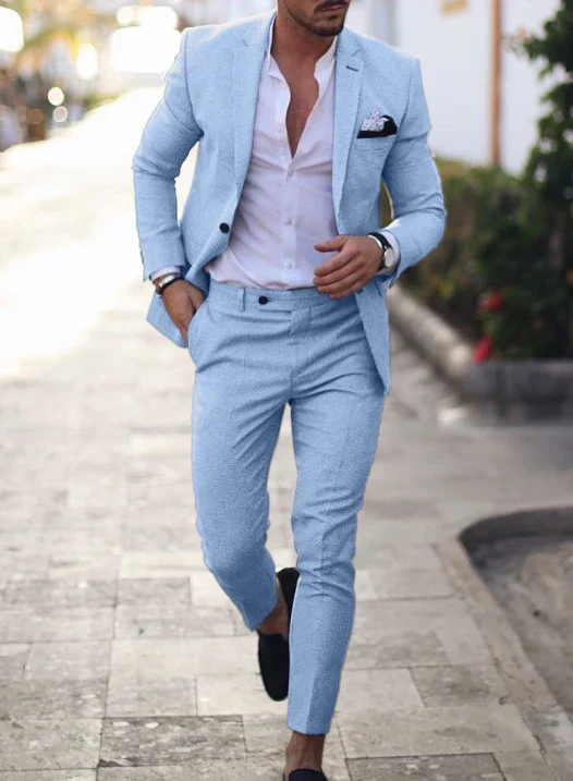 Marcus | Kostym Herr Sommar Blazer Och Byxor - Bild 7