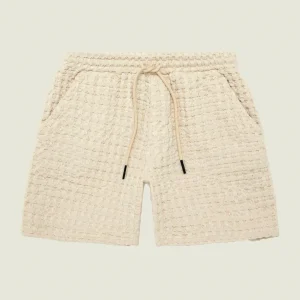 Ecru Porto Waffle Shorts