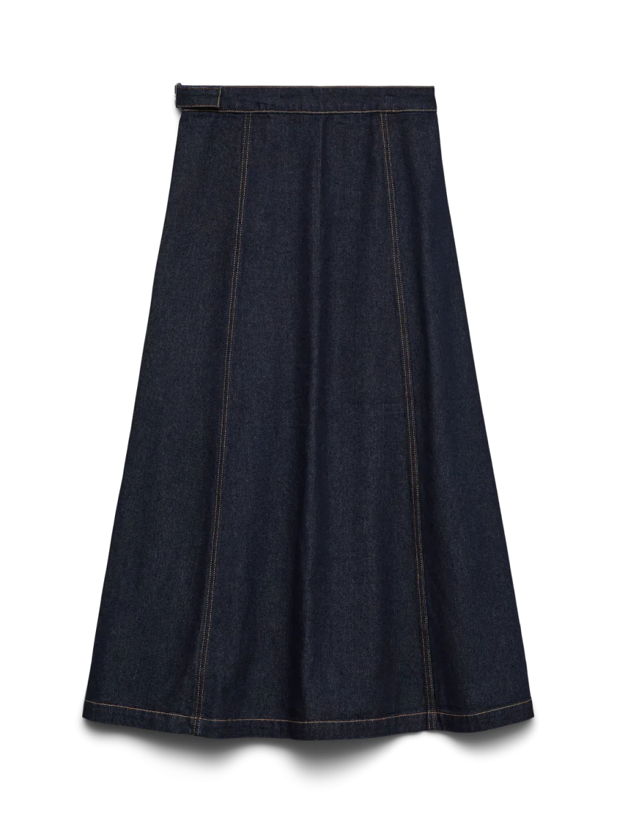 VMCALISTA Long Skirt - Dark Blue Denim - Bild 7