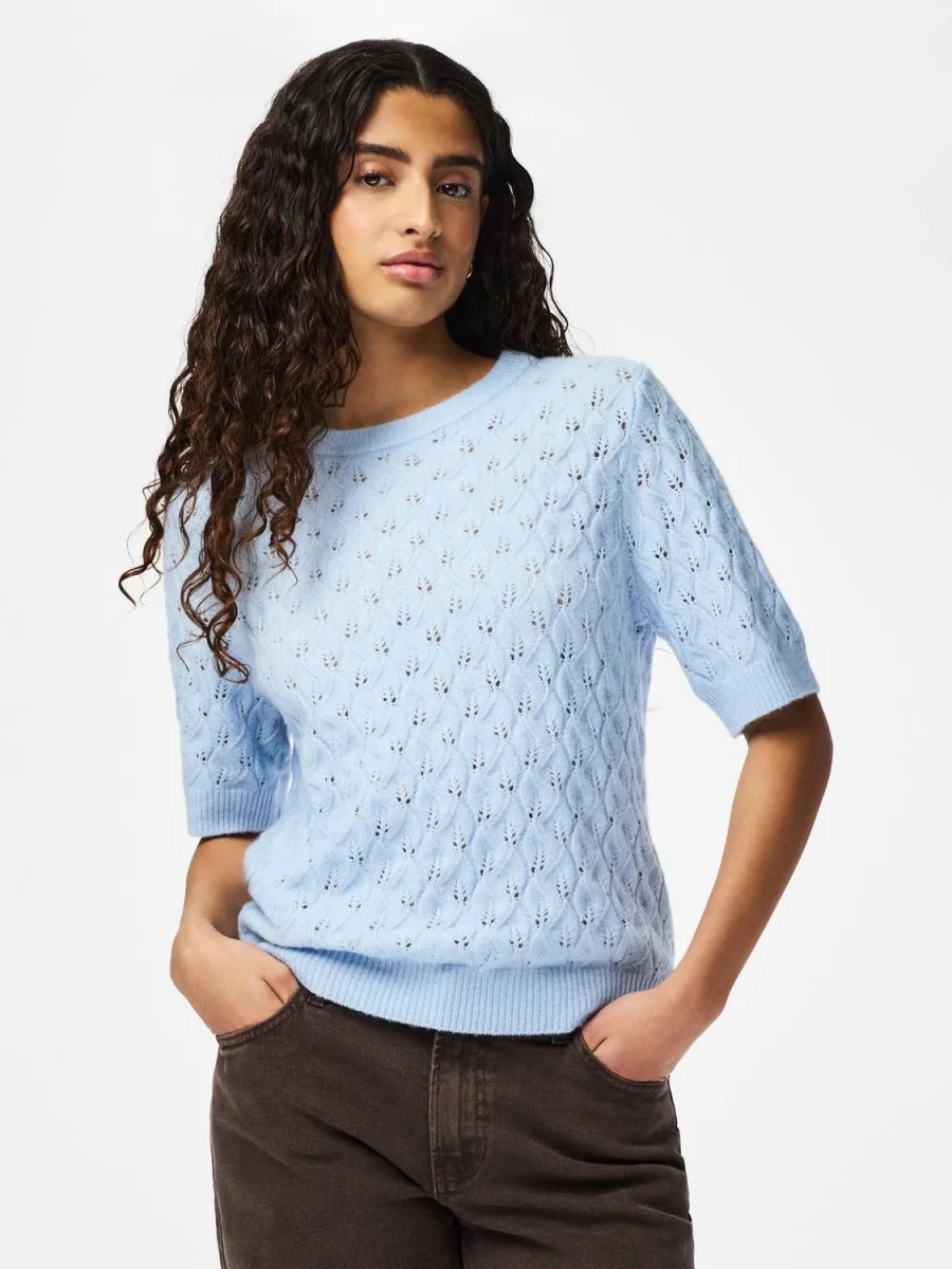 PCLELOU Pullover - Cashmere Blue - Bild 3