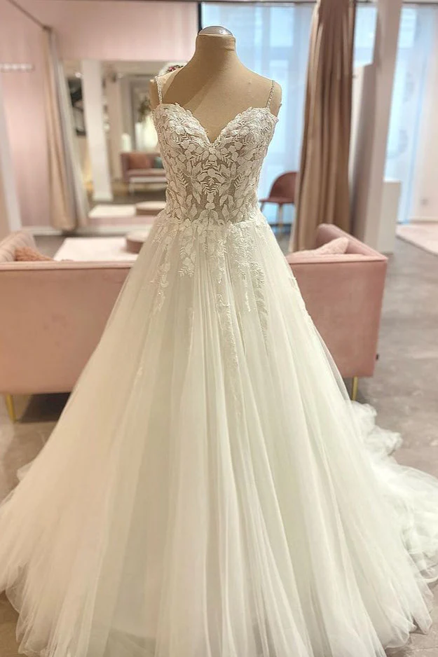 Elegant Lace Open Back Long Mermaid Wedding Dress with Sleeves - Bild 2