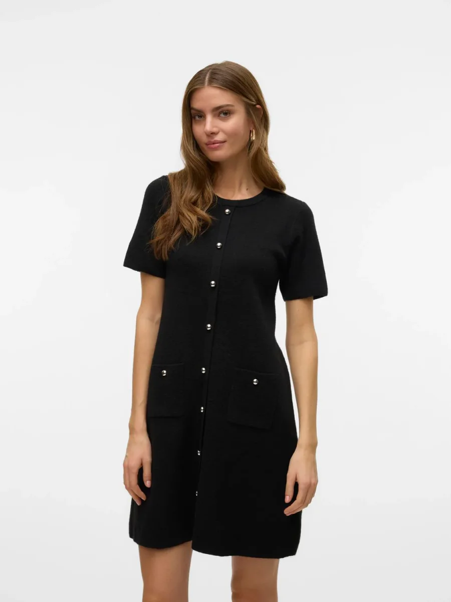 VMJOHANNA Midi Dress - Black - Bild 3
