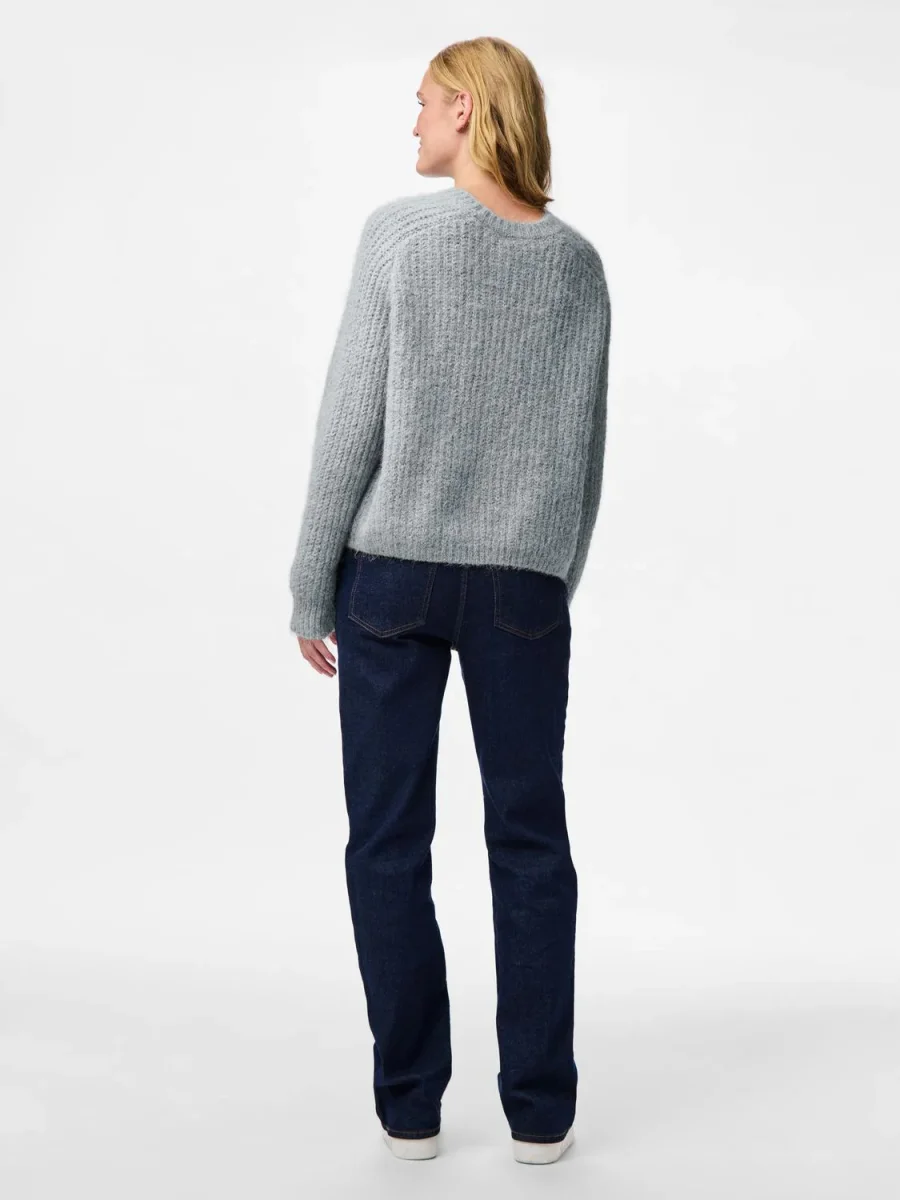 PCCLEO Pullover - Medium Grey Melange - Bild 5