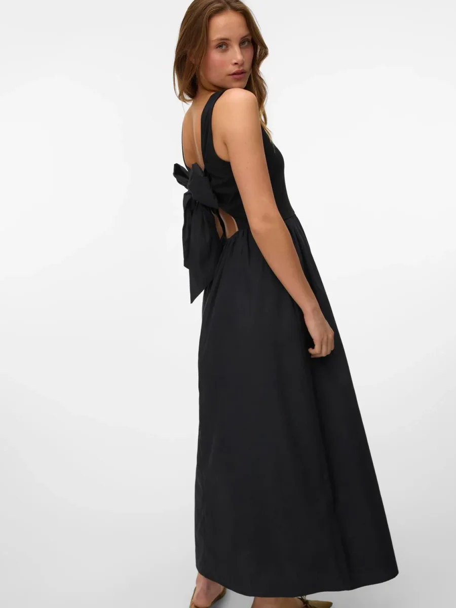 VMVALLY Long Dress - Black
