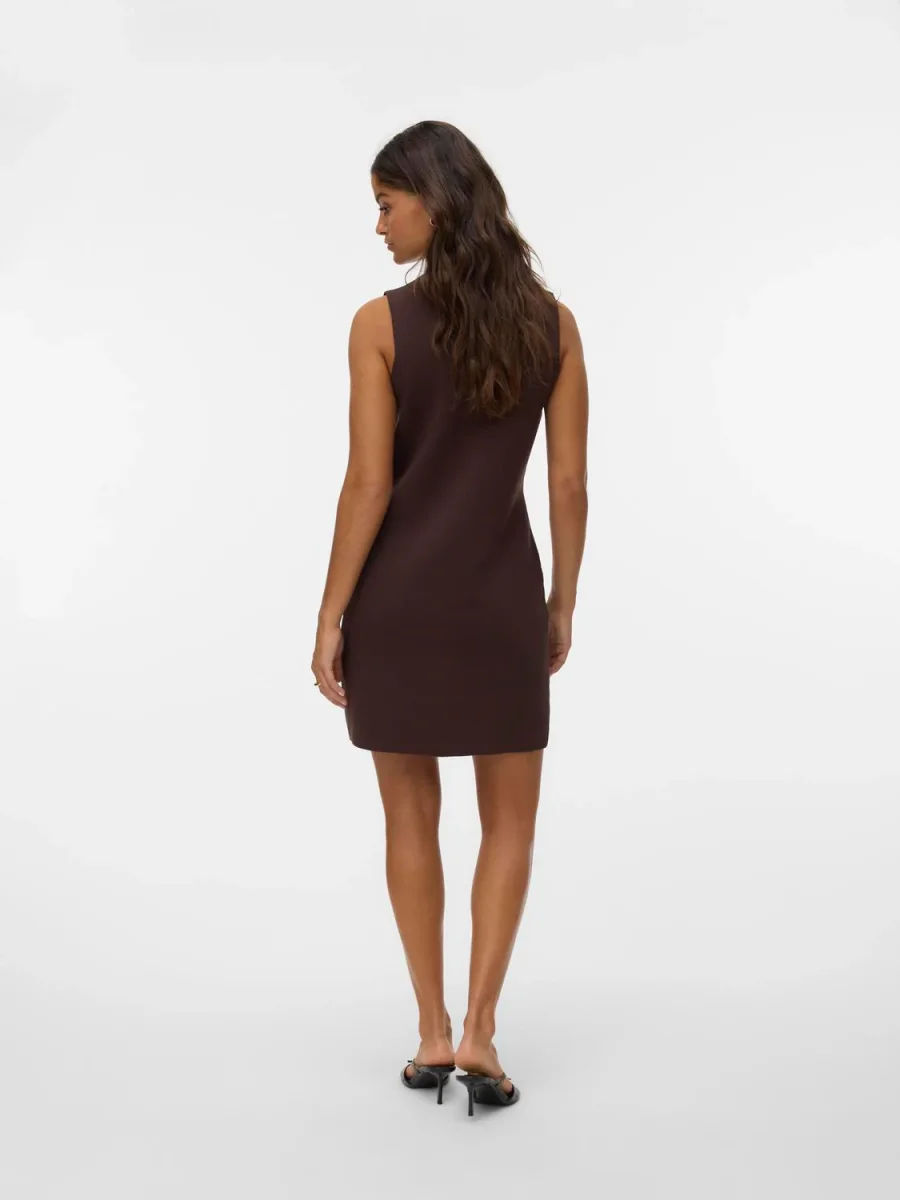 VMANNE Short Dress - Black Coffee - Bild 5
