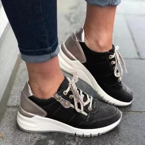 Ortopediska Sneakers Dam Vardag Stad