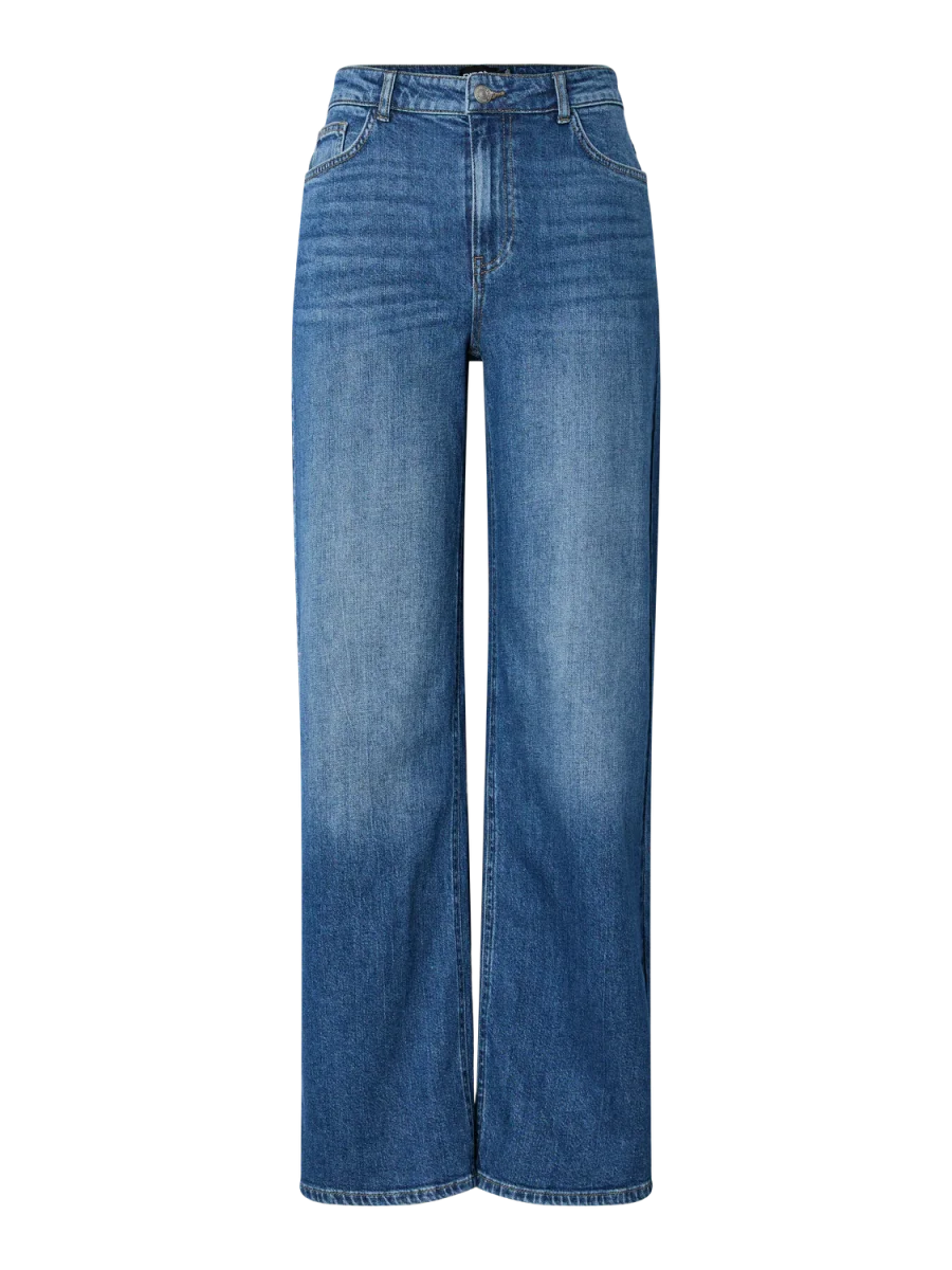 PCSILKE Jeans - Medium Blue Denim - Bild 6