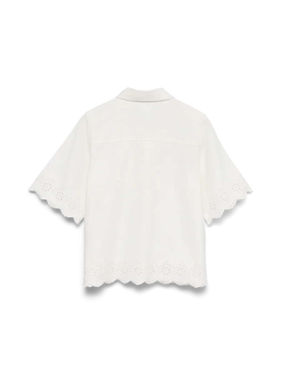 VMALYSA Denim Shirt - Bright White - Bild 7