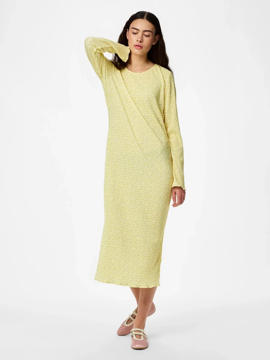 PCFLORA Midi Dress - French Vanilla
