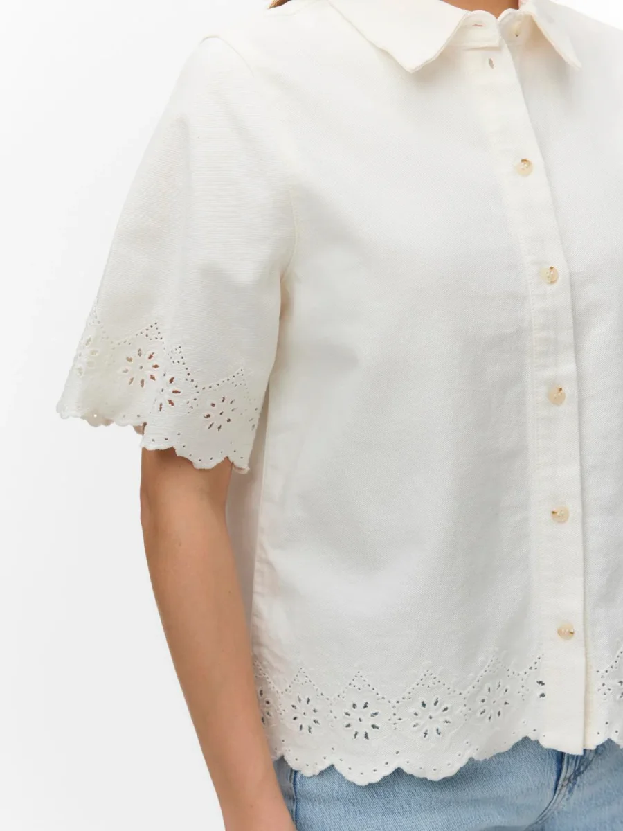 VMALYSA Denim Shirt - Bright White - Bild 4