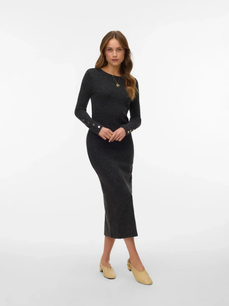 VMHANZO Long Dress - Black - Bild 2