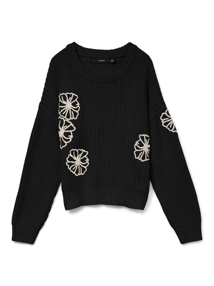 VMLAURA Pullover - Black